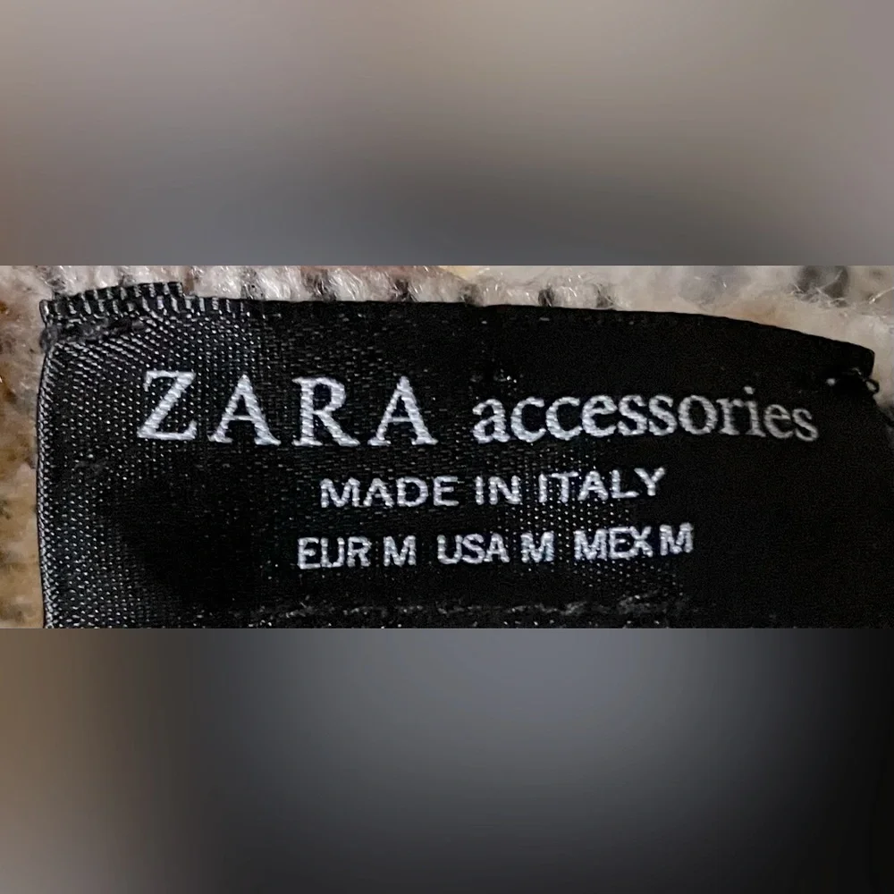 ZARA Accessories Plaid Oversized Scarf/Wrap